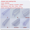 highj quality waterproof shower glass rubber seal